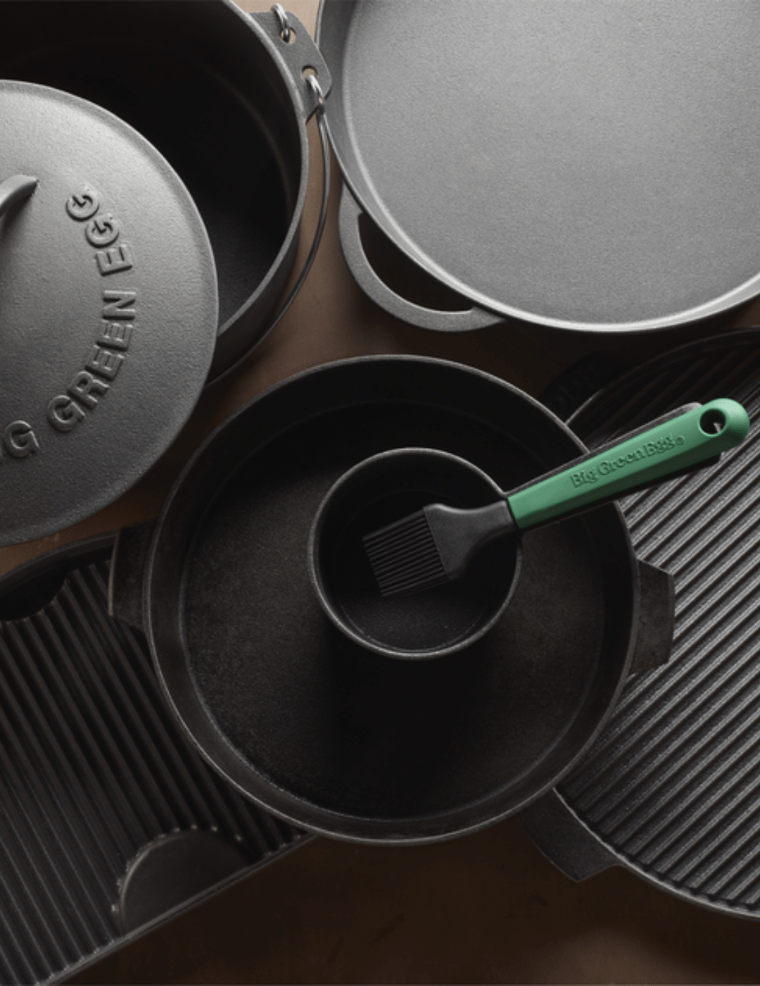 Cast Iron Cooking - Big Green Egg