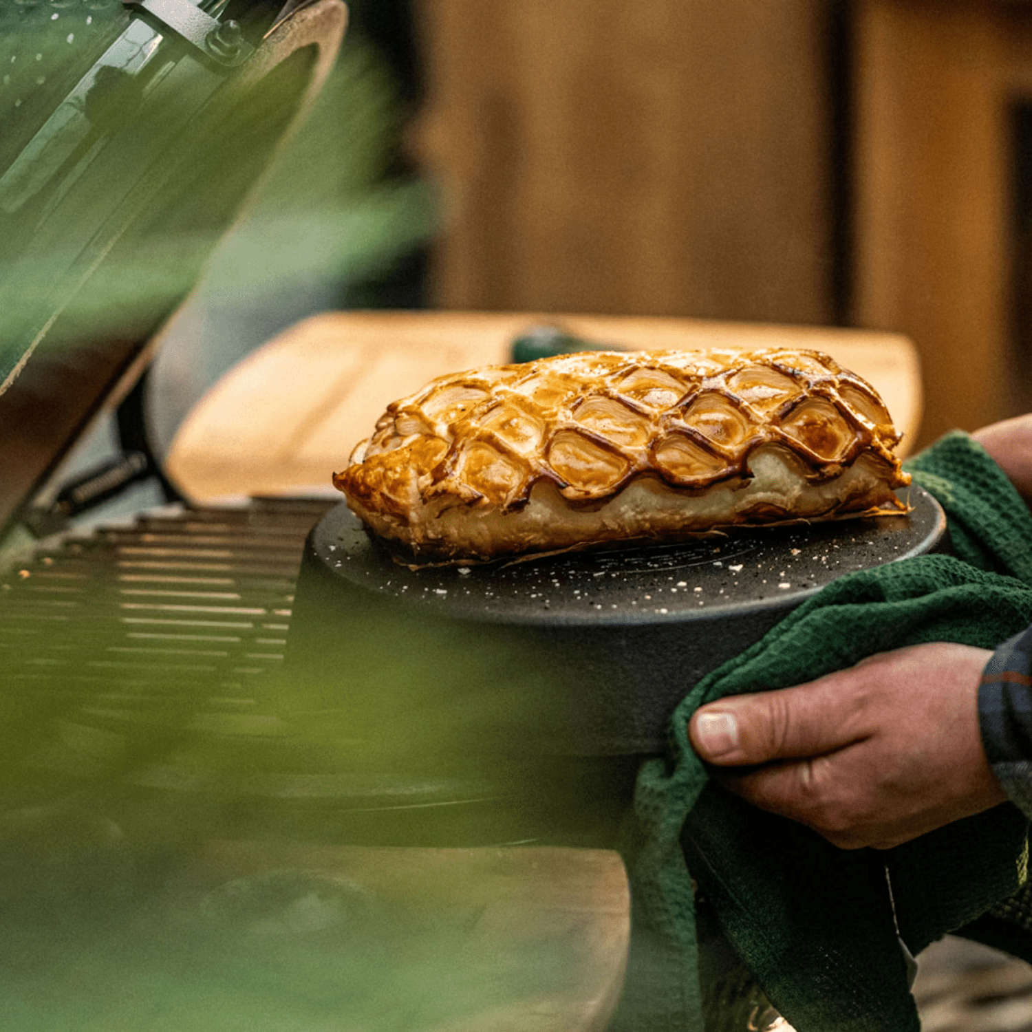 How to Set Up for Baking - Big Green Egg