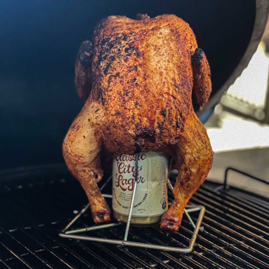 Beer Can Chicken Roaster - Big Green Egg
