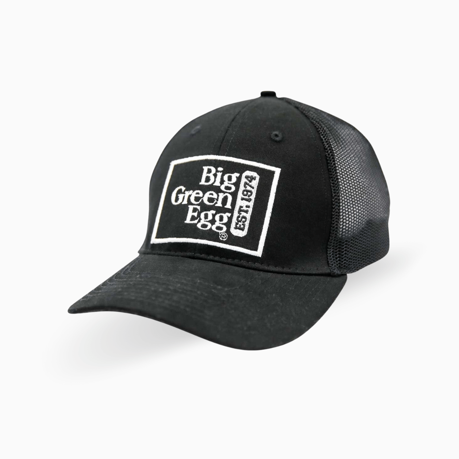 Big Green Egg Black Patch Baseball Cap - Big Green Egg