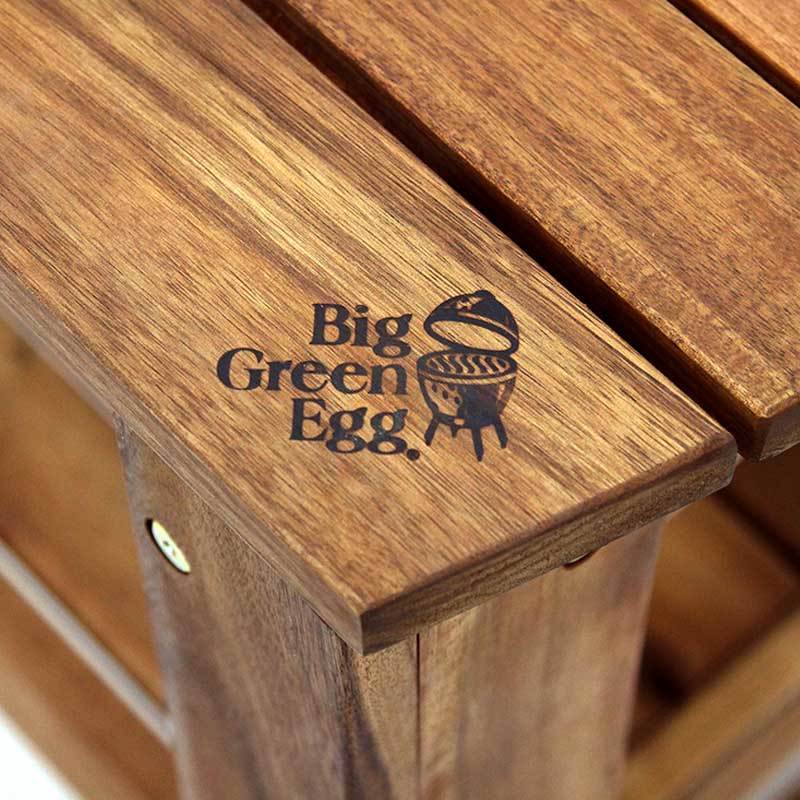 Big Green Egg Large Acacia Table Package - Big Green Egg