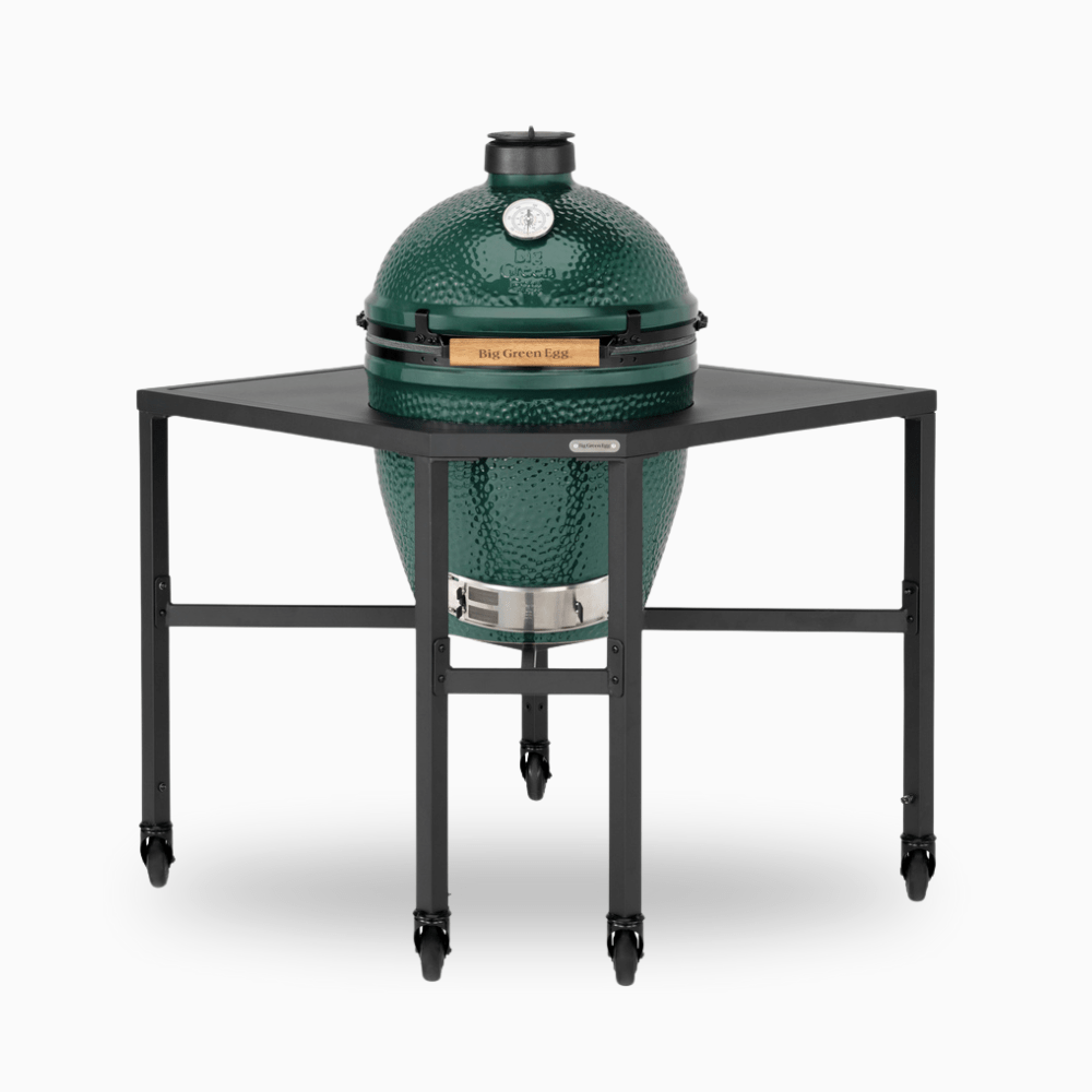 Big Green Egg Large Corner Nest, Expansion Frame & Cabinet Package - Big Green Egg