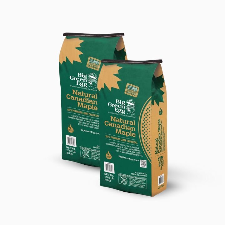 Canadian Maple Natural Lump Charcoal Set - Big Green Egg
