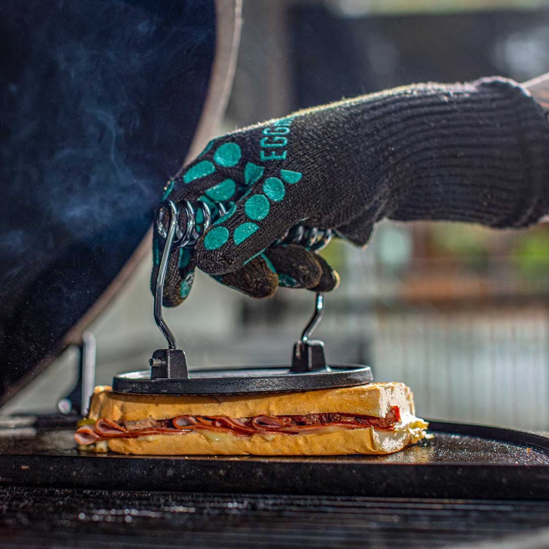 Cast Iron Grill Press - Big Green Egg
