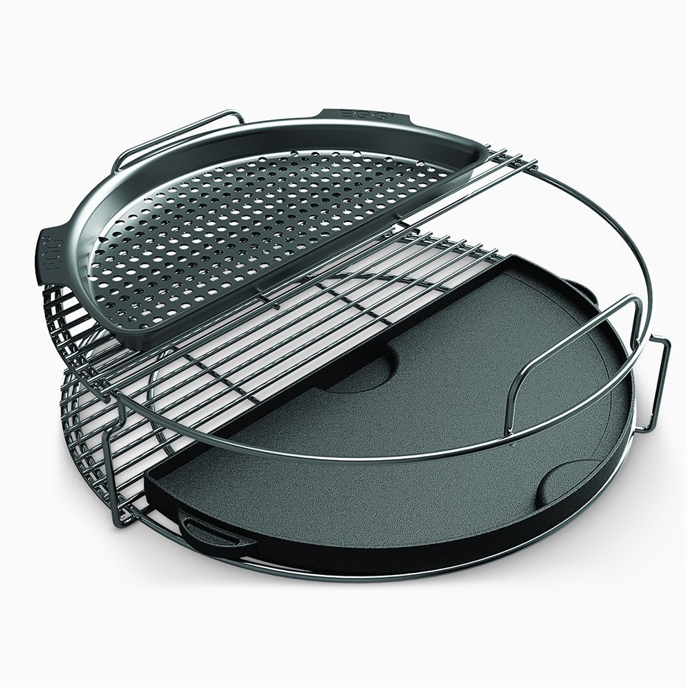 Half Moon Cast Iron Plancha Griddle - Big Green Egg