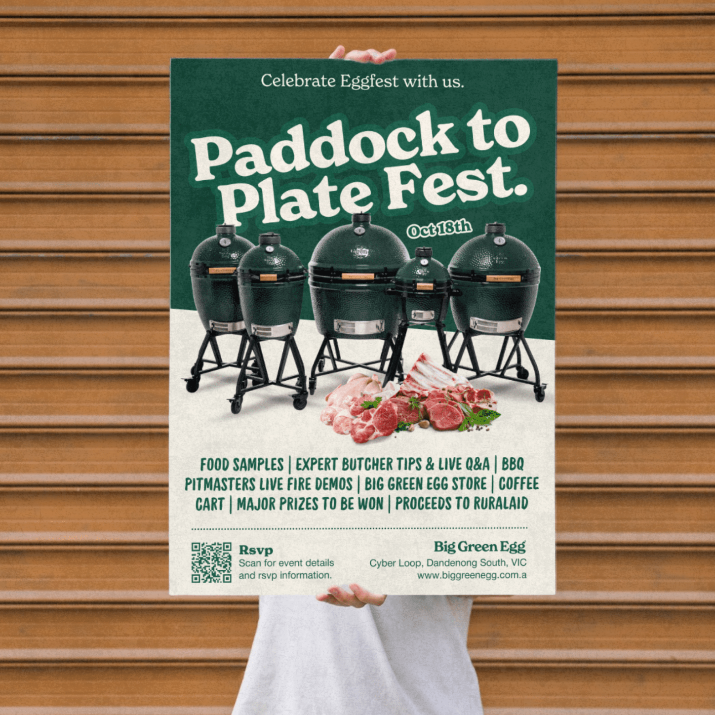 Paddock To Plate Festival Ticket - Big Green Egg