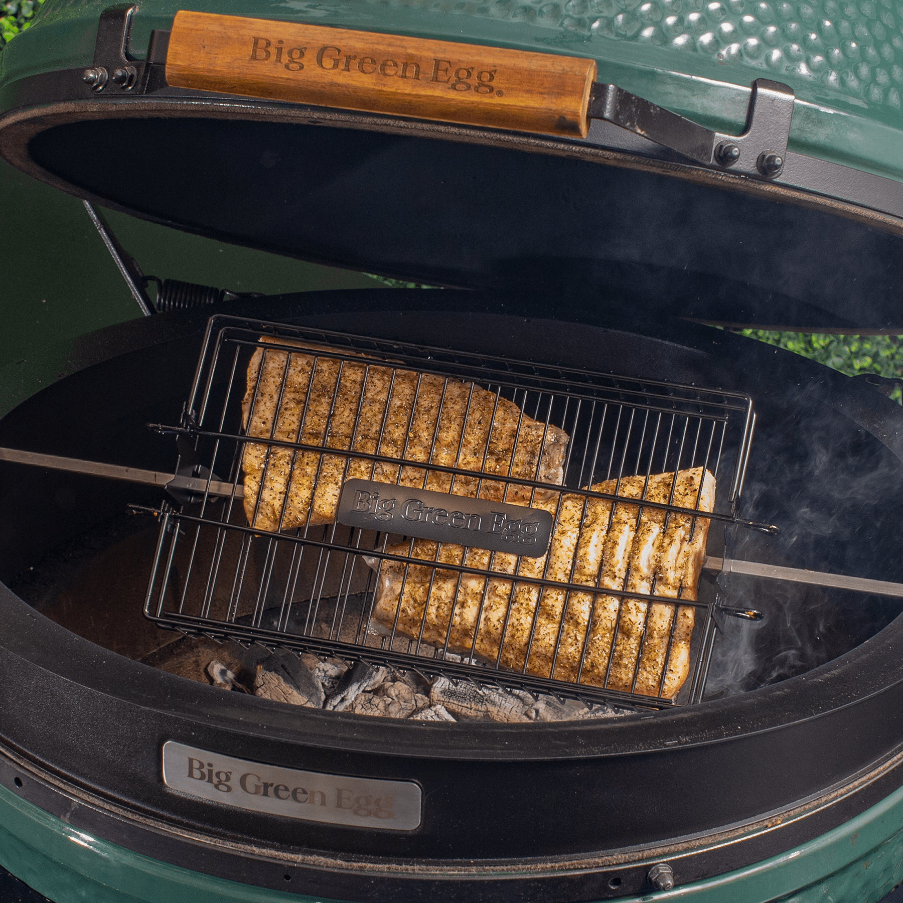 Rotisserie Flat Basket - Big Green Egg