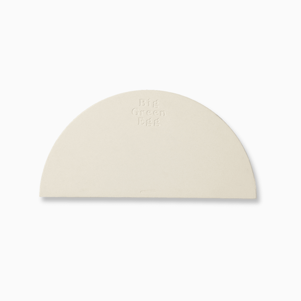 Split Deflector / Half Moon Baking Stone - XL - Big Green Egg