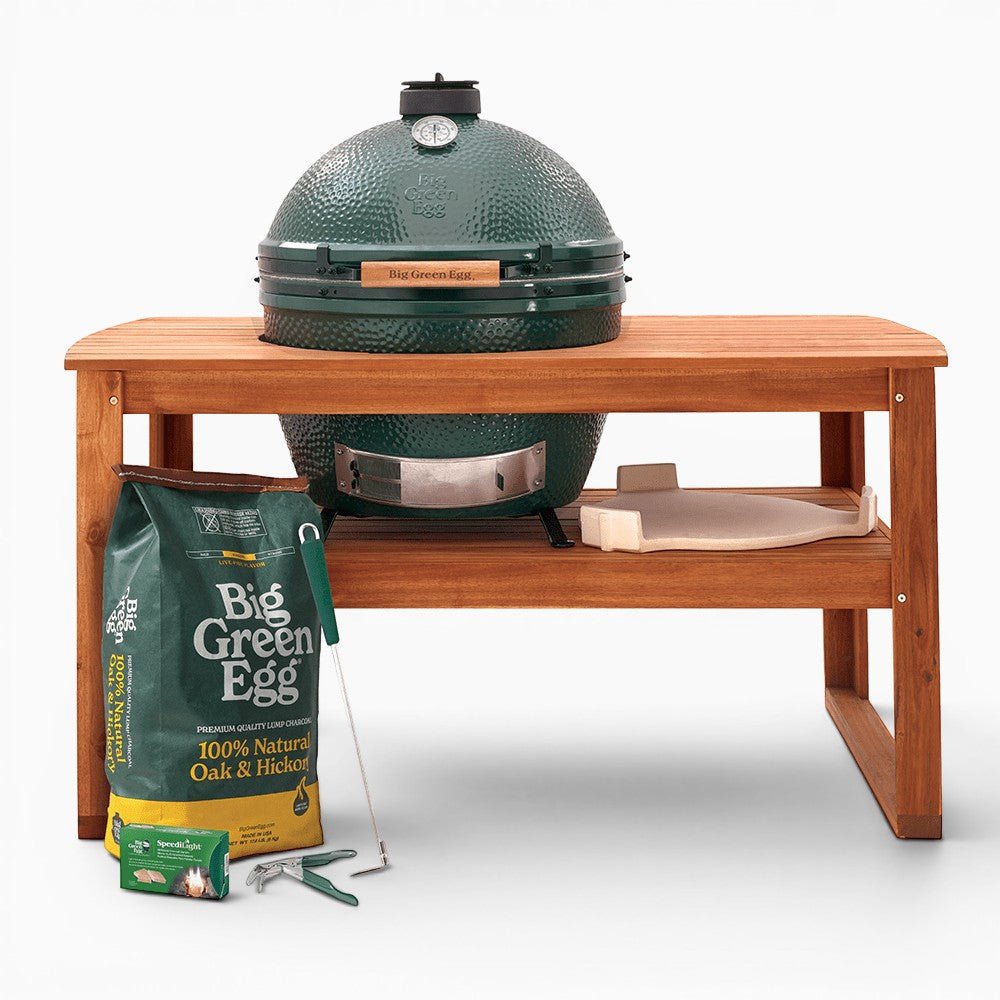 XL Egg Acacia Table Kit - Big Green Egg