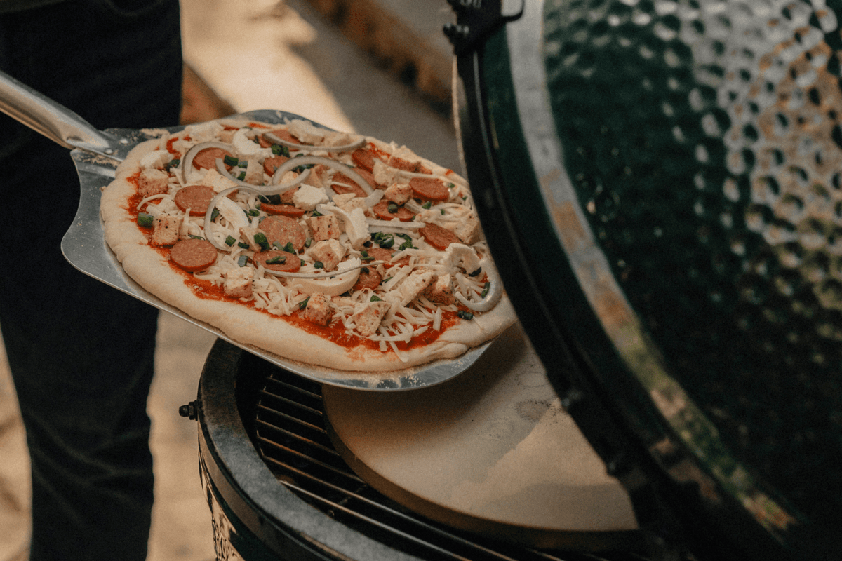 How to Set Up for Pizza - Big Green Egg