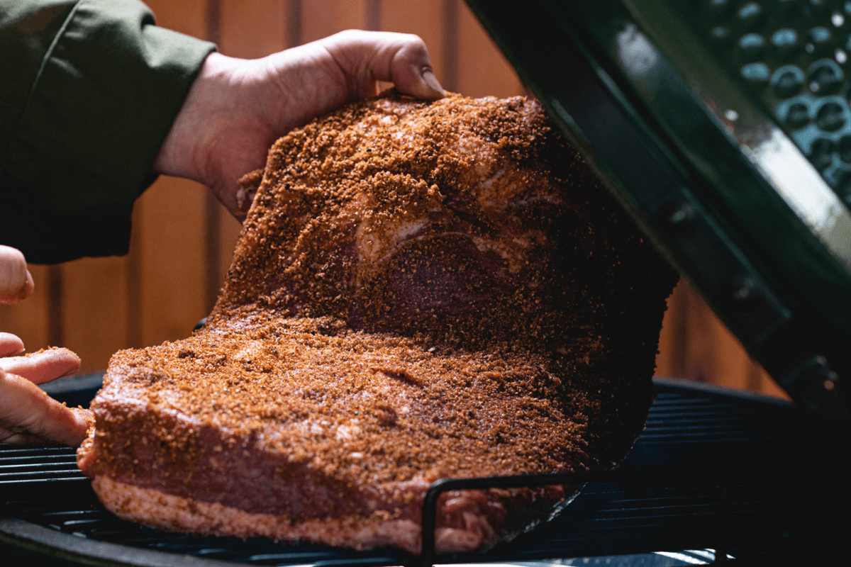How to Set Up for Smoking - Big Green Egg