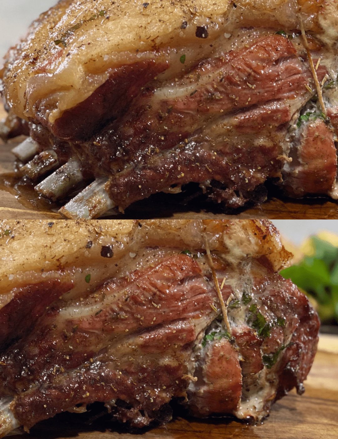 Pork Rib Roast Roulade - Big Green Egg