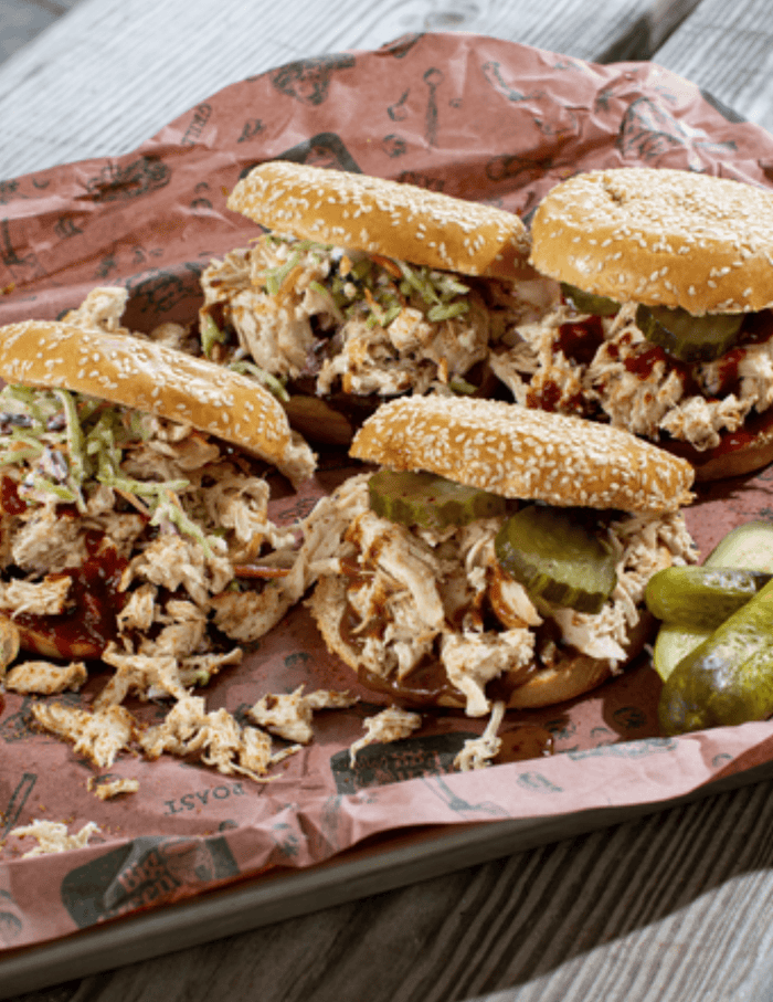 Smoked Chicken Sandwiches - Big Green Egg