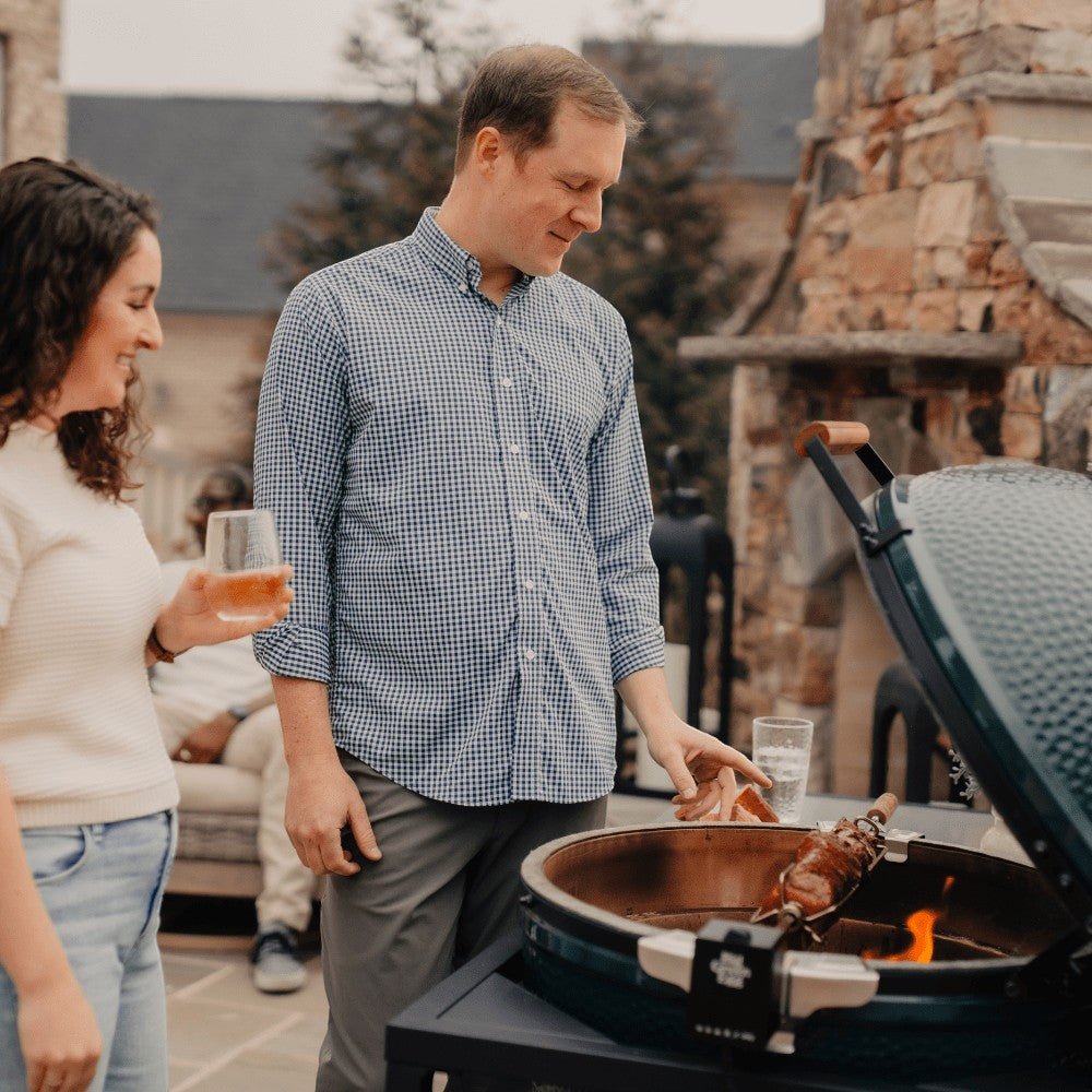 Big Green Egg Rotisserie Large - New - Big Green Egg