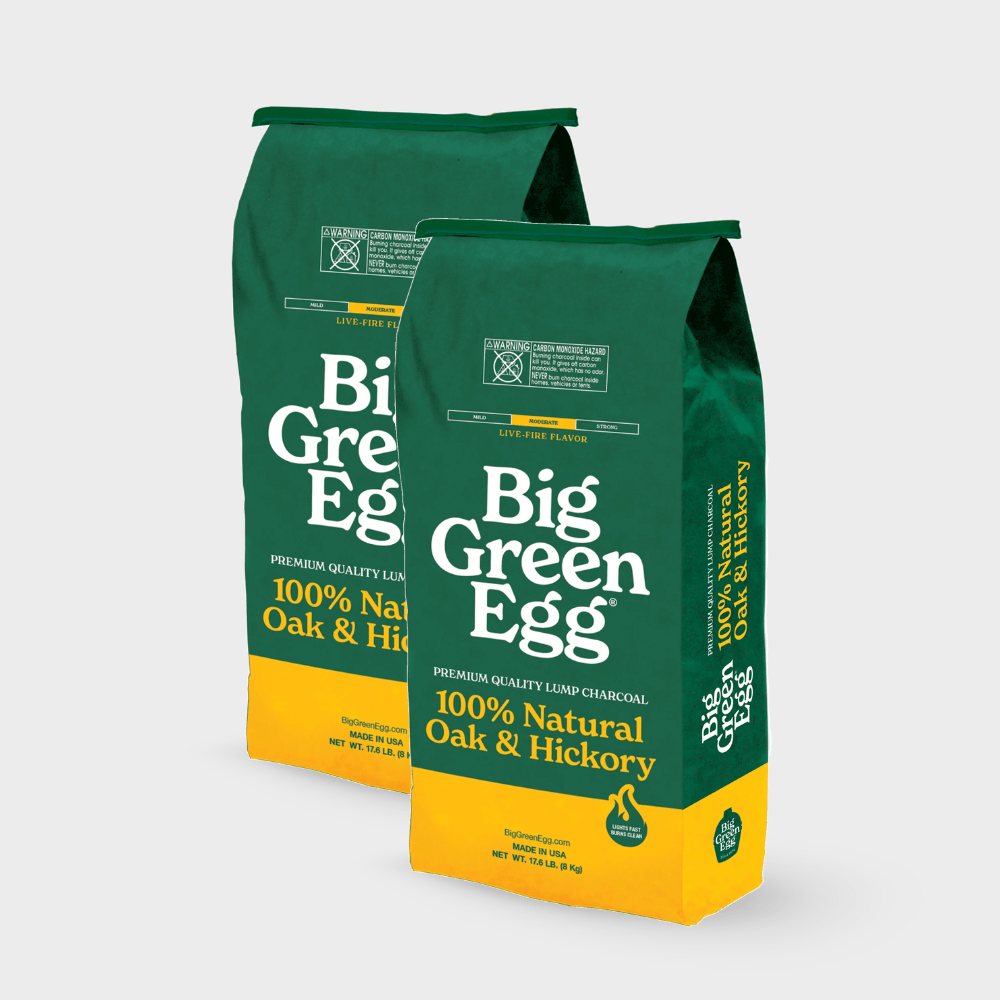 Oak & Hickory Natural Lump Charcoal Set - Big Green Egg
