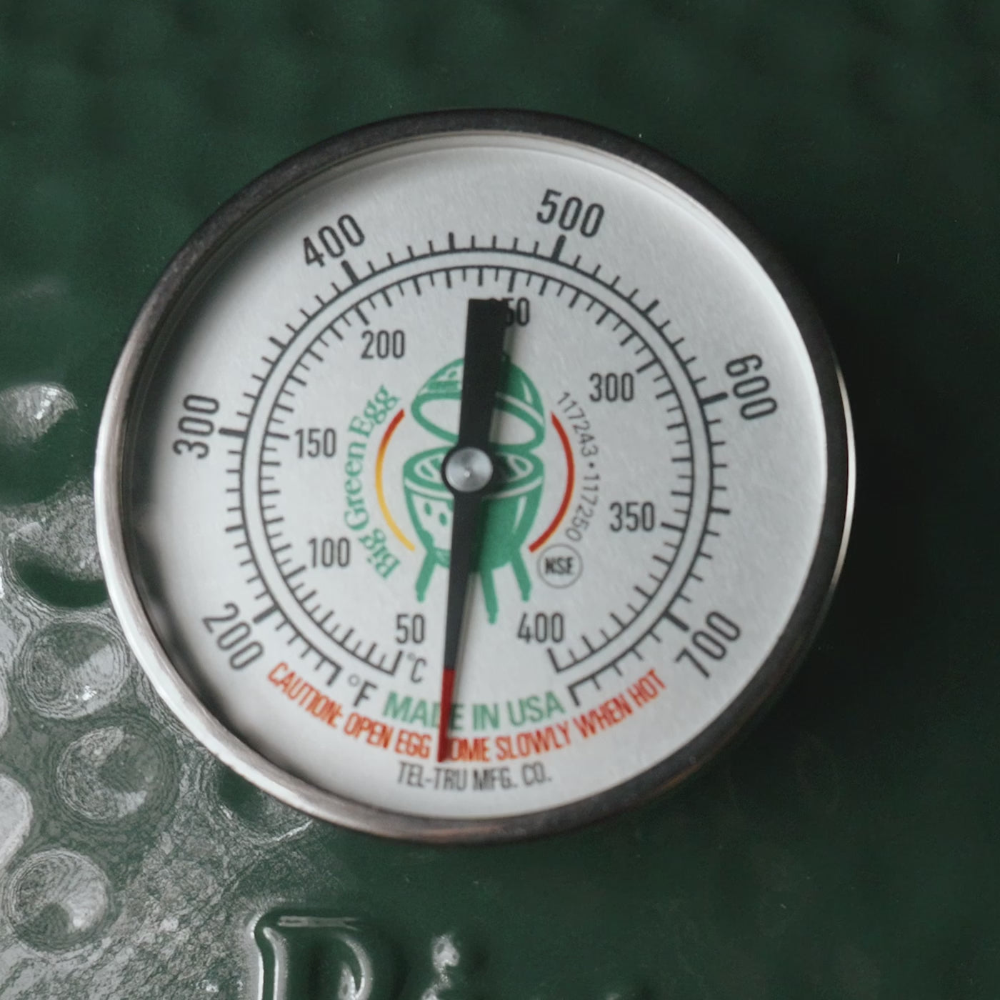 Big Green Egg Tel Tru Dome Thermometer