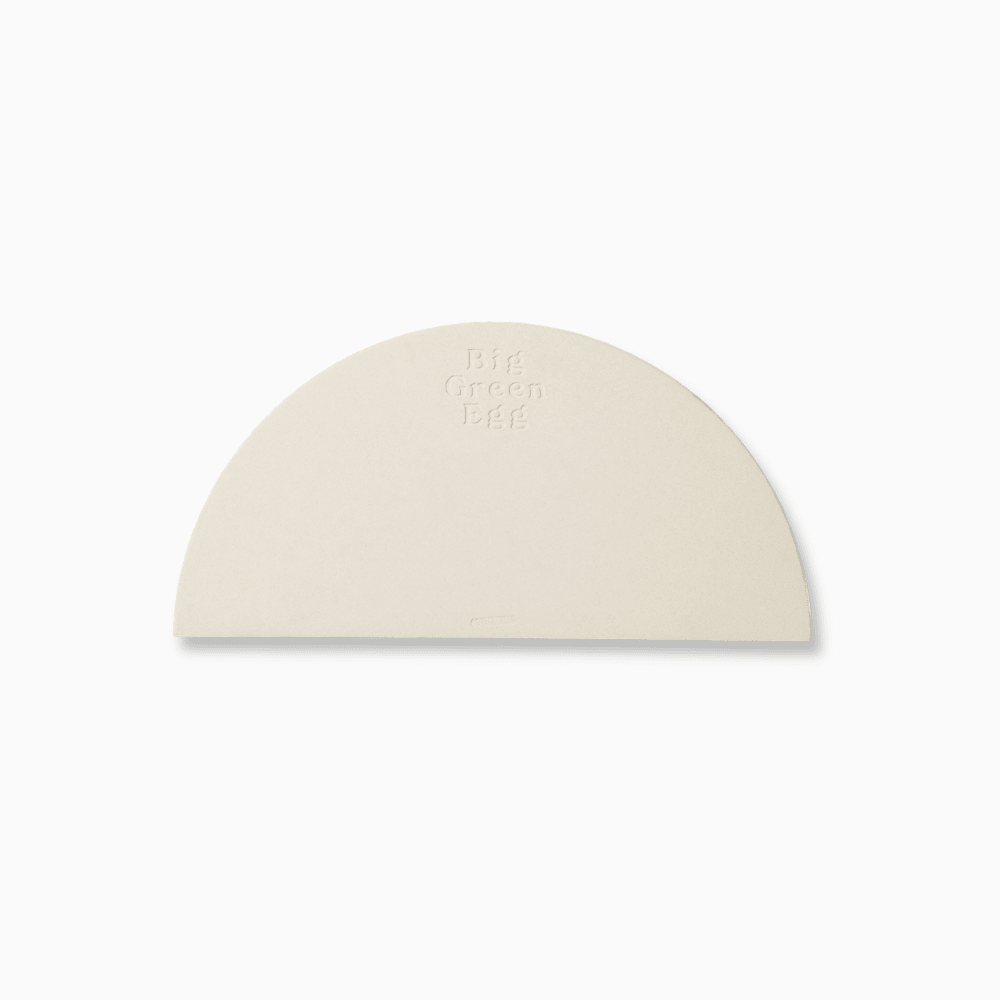 Split Deflector / Half Moon Baking Stone - Large - Big Green Egg