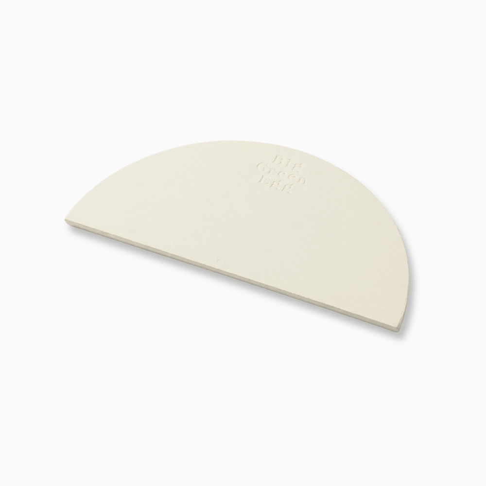 Split Deflector / Half Moon Baking Stone - XL - Big Green Egg